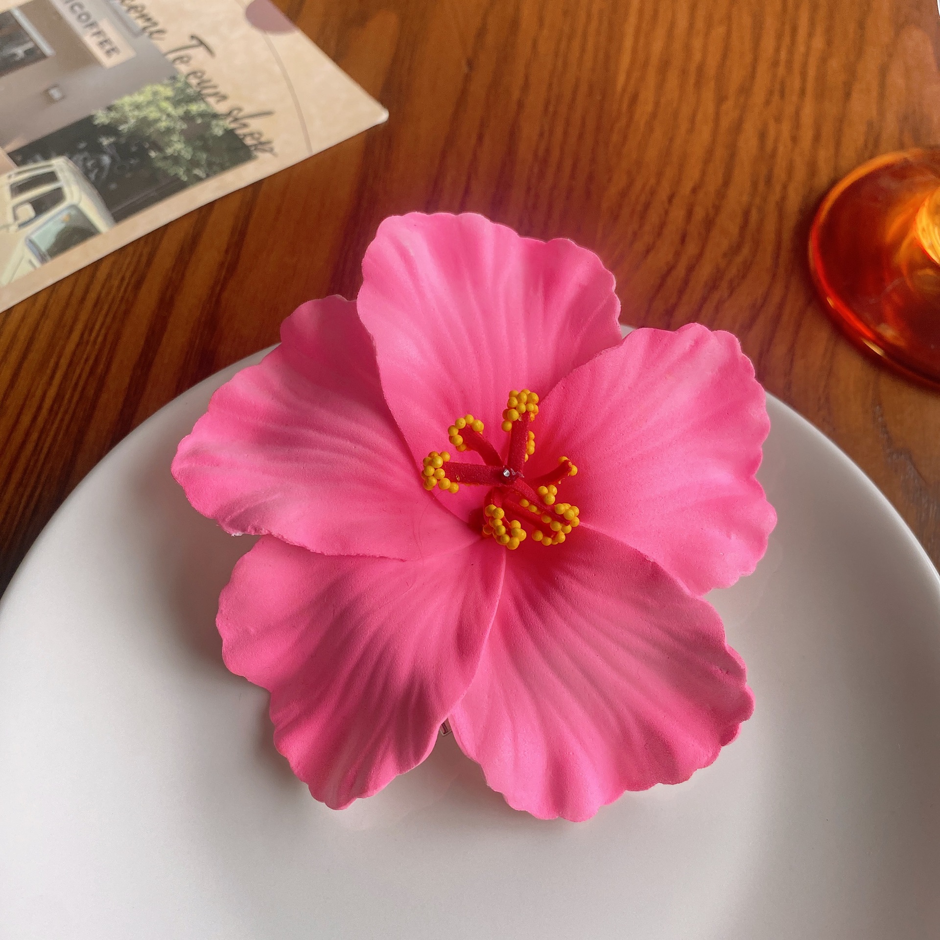 Fermaglio per capelli fiore colorato hawaiano per ... – Grandado, image size:1920x1920