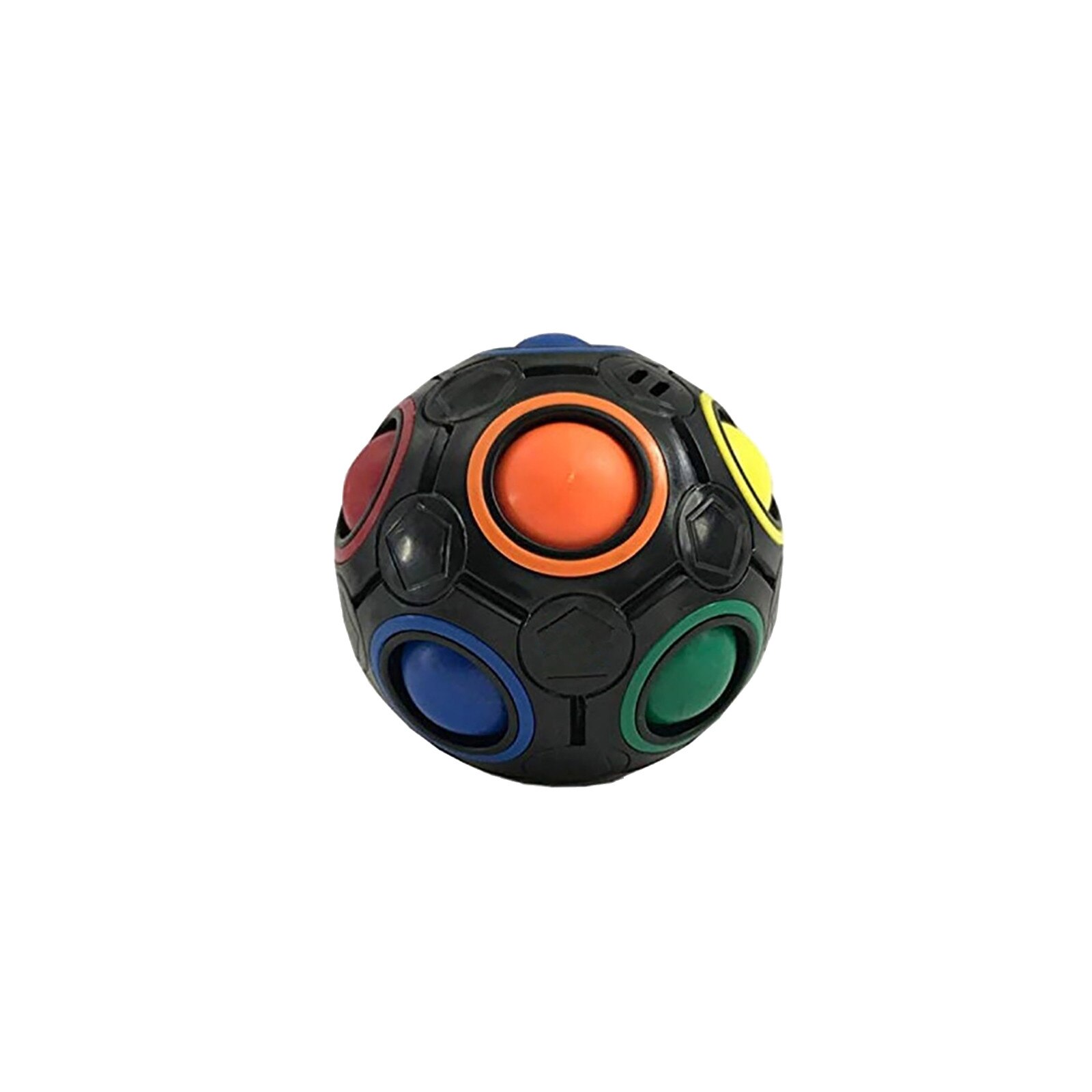 Magic Ball Toy Fidget Rainbow Puzzle Magic Ball For Concentration Kids Stress Reliever Magic Rainbow Ball For Kids#y30: Default Title