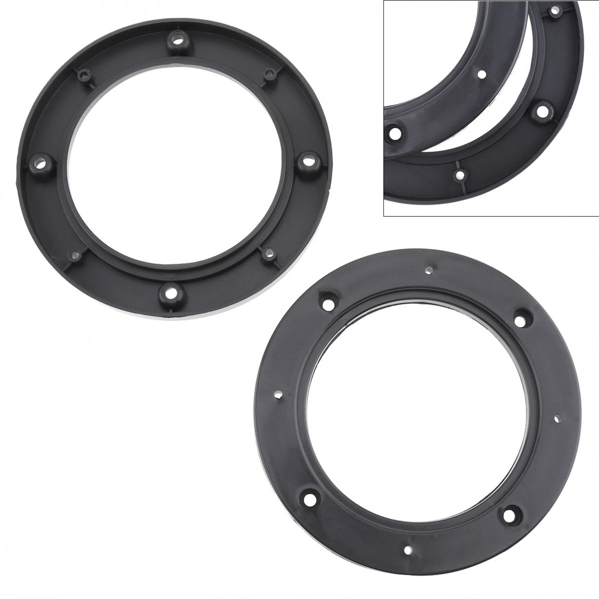 Soportes universales para altavoz de coche de 4 pulgadas, 2 uds., arandela sólida de plástico, resistente al agua, soportes para altavoces