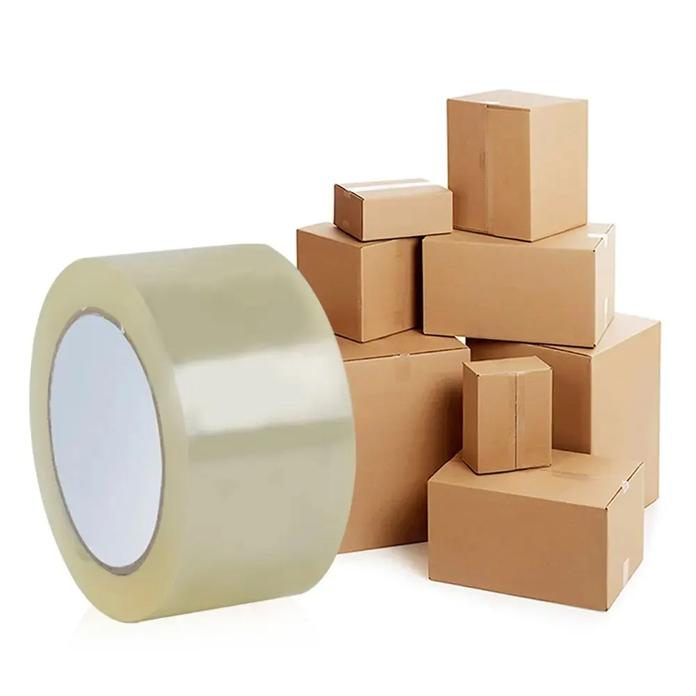 Transparent Packaging Tape High Viscosity Large Roll Sealing Packing Tape Daily Office Handmade Household Clear Adhesive Tape