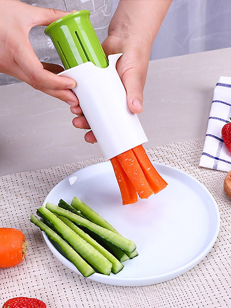 Vegetable Cutters Fruit Kitchen Cucumber Carrot Divider Strawberry Slicer Splitter Kitchen Gadget Accessories Salad Kitchen Gad