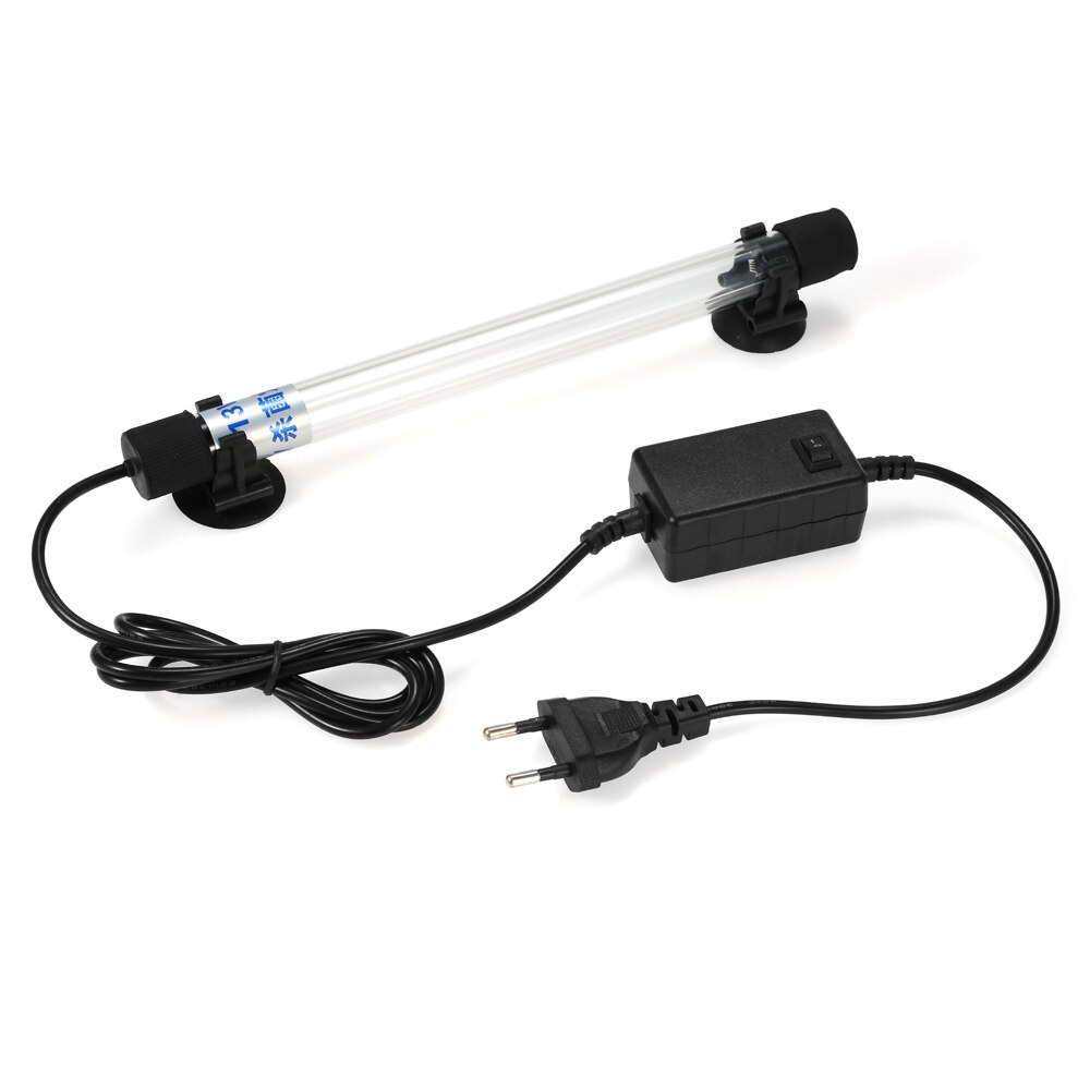 Submersible Ultraviolet UV Sterilizer Light 13W UV Light Sterilization Lamp Water Disinfection for Aquarium Fish Tank Pond