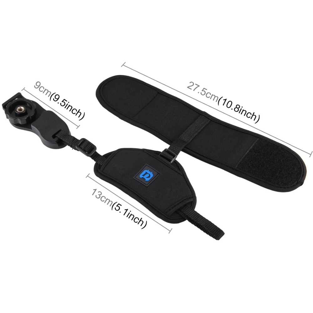 Puluz myk neopren kamera håndstropp kamera dslr kameraer håndleddsstropp dslr håndbelte hurtigutløser 1/4 & #39 ;& #39 ; skrue til nikon