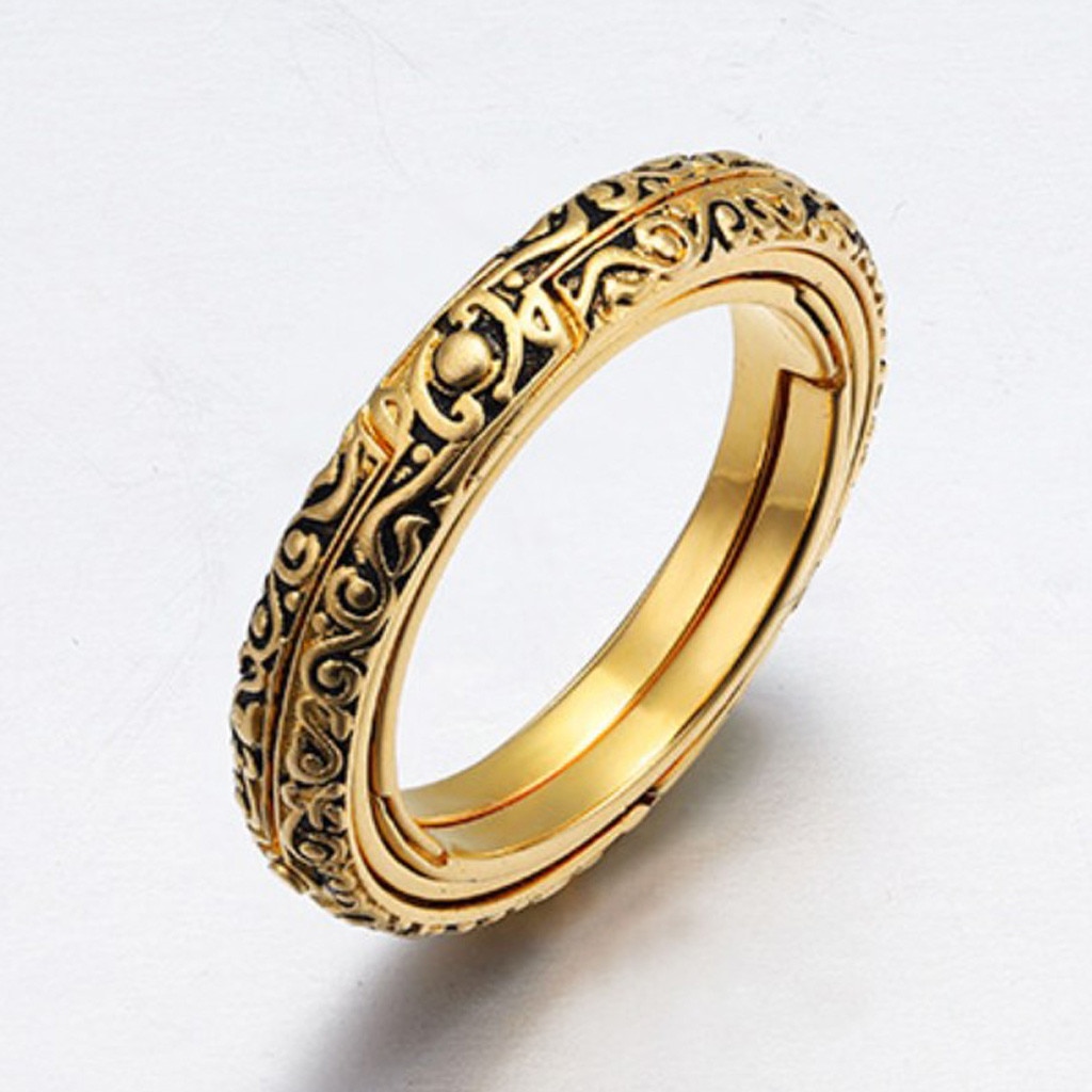 Öffnende Ring Astronomische Ring Vintage Wissenschaft Schmuck ringe für frauen luxus Kreative ring männer bague femme