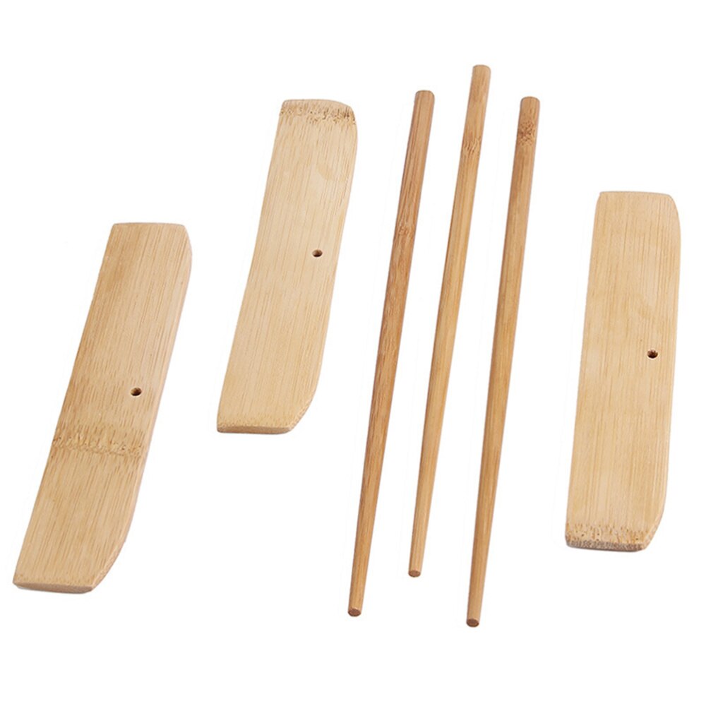 2PCS Useeful Practical Pancake Cooking Utensils Pancake Artifact Gadgets Pancake Spreader Wool Brush Set for Restaurant Home: Default Title