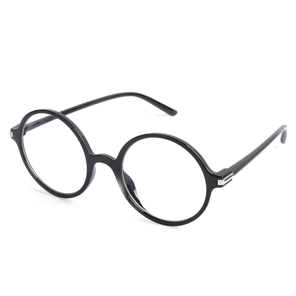 1 Pc Unisex Draagbare Optische Ultra Hars Blauw Licht Blokkeren Brillen Flexibele Vision Care Computer Bril Eyewear Accessoires: Type 03 Bright Black