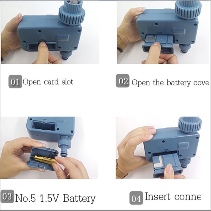 Smart Automatic Electronic Digital Watering Timer Irrigation Controller with LCD