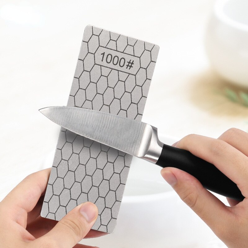 Diamond honeycomb grinding blade sharpening tool 400# 600# 1000# 1200# Household kitchen sharpening stone Portable gadget