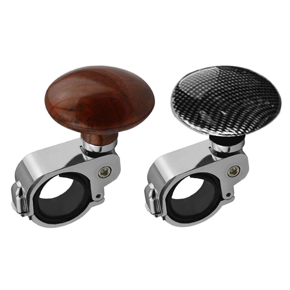 Novel2 Colors Platinum Power Handle Steering Wheel Metal Assisted Ball Booster Spin Knob Clamp Fit For Universal Cars