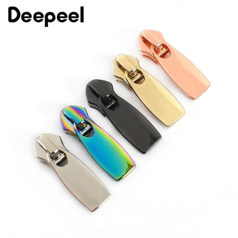 10pcs 5# Zipper Silder for Nylon Zip for Jacket Pocket Zippers Head Puller DIY Zips Repair Replacement Sewing Accessories ZT026