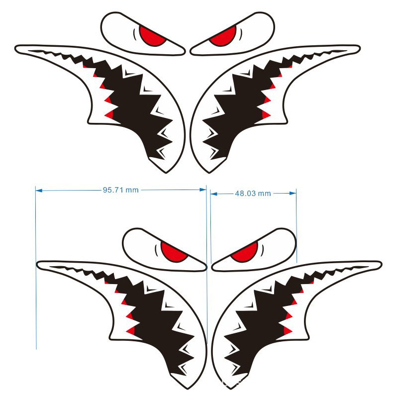 1 ST Fietsframe Sticker Haai Sticker Waterdichte Bovenbuis Sticker Fiets Decals Decoratieve Frame Stickers MTB Racefiets Stickers