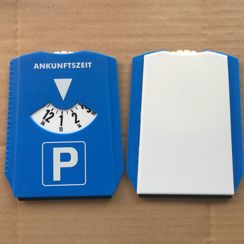2pcs Universal Car Parking Disc Timer Clock Time Display Blue ABS Plastic Parking Time Tools Auto parts Car Accessories