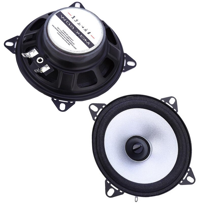 Deur Auto Audio Muziek Stereo 4 inch 60 w 2 Weg Auto 2 stks LaBo Volledige Bereik Frequentie Luidspreker Coaxiale hifi Luidspreker Voertuig