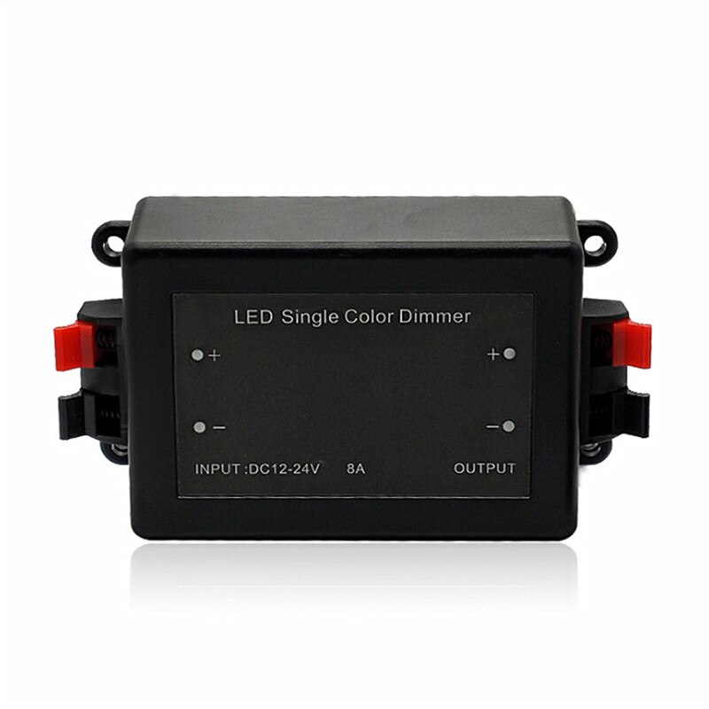 Single Color LED Dimmer 8A 11Key RF Remote Control Wireless LED Controller 12V 24V DC For SMD 5050 3528 LED Strip Light Rope