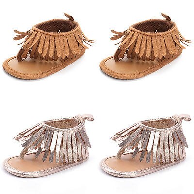 Schattige Baby Meisje Zomer Kwastje Sandalen Peuter Baby Prinses Zachte Zool Schoenen