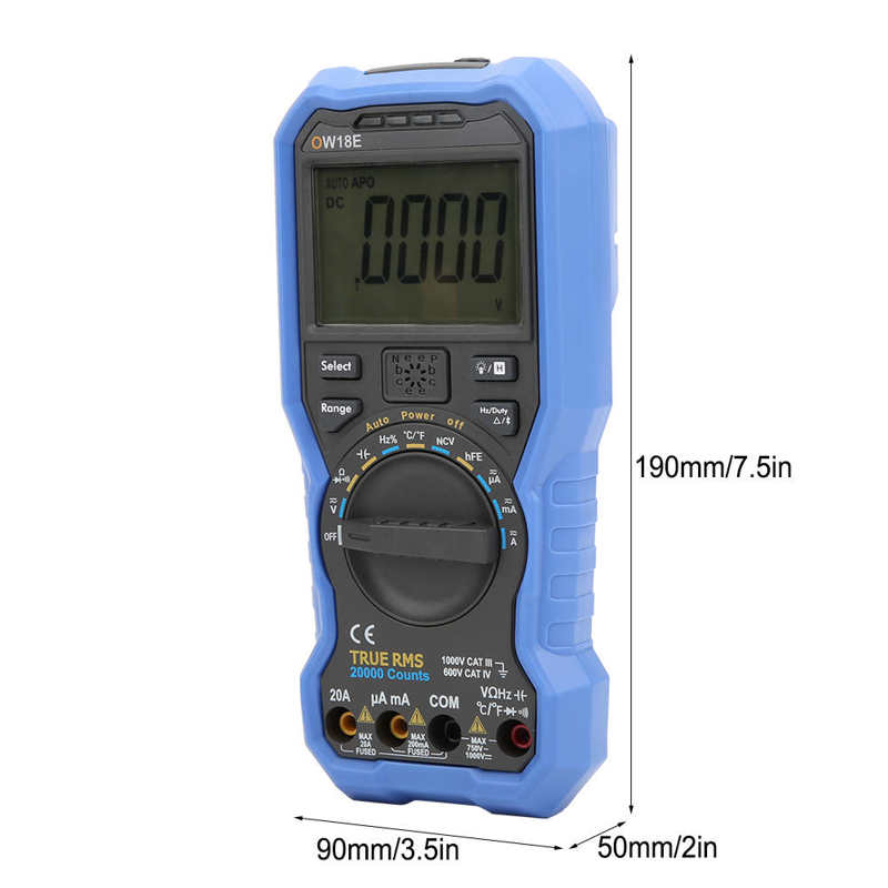 Ow18e digital multimeter frequency resistance capa vicedeal