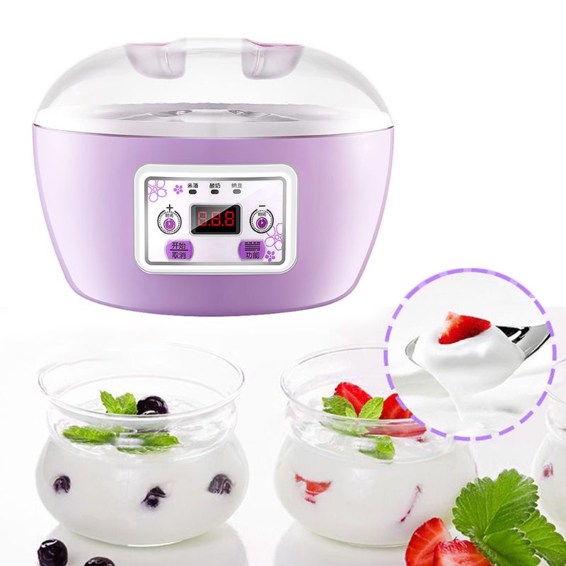 Elektrische Automatische Joghurt Hersteller Startseite Küche DIY Werkzeug Joghurt Container Backen Maschine Haushalt Mini Geräte