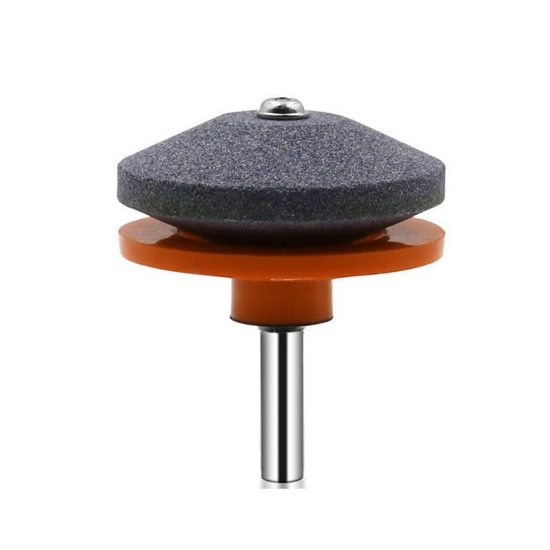 Elektrische Grasmaaier Mes Slijpsteen Elektrische Wind Power Maaier Puntenslijper Slijtvast Slijpen Hoofd Slijpsteen Sander: Oranje