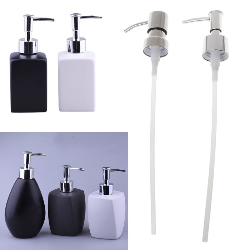 Stainless Steel Soap Dispenser Nozzle 12 OZ Built in Hand Lotion Pump Fitting
