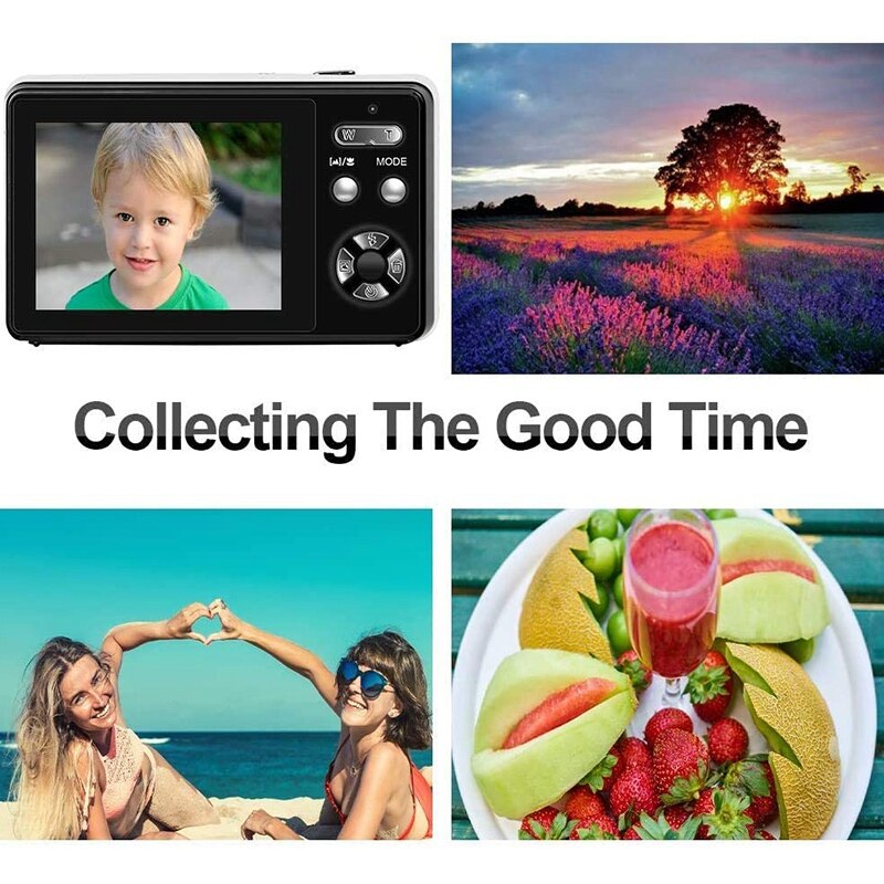 Digitale Camera Mini Video Camera Point En Shoot Camera 2.4Inch 24 Mp Hd Studenten Digitale Camera Voor Kinderen Tieners