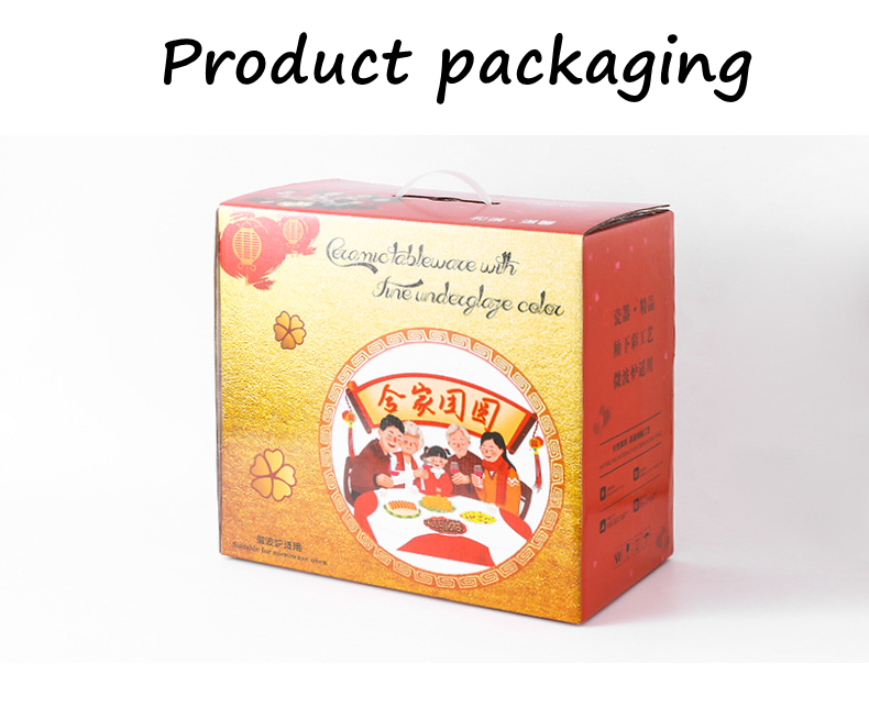 Reunion Platter Family Dinner Plates Hotel Seafood Ceramic Platter Brine Pendulum Plate Combination Box Plate Sets Dishes