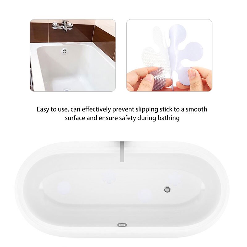 20 Flower Anti-slip Decals Stickers Adhesive Bath Tub Mat Shower Treads Applique