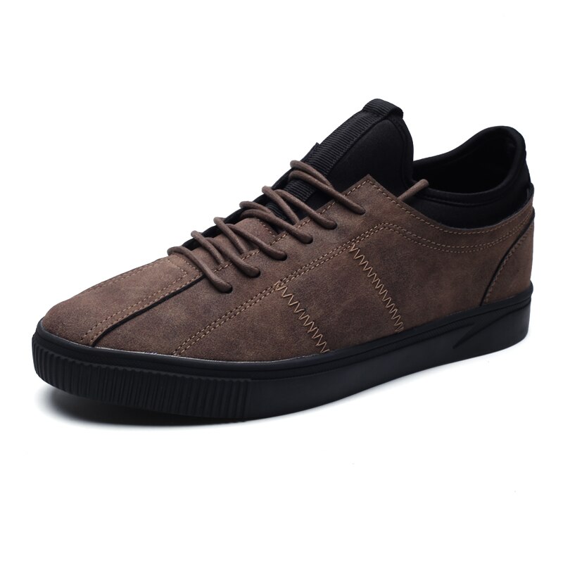 Stil hvide sneakers herre åndbare fritidssko populære sko super selvsikker herre sneakers  %1812: Brun / 7