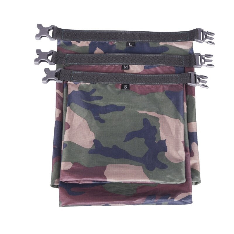 Bolsa seca impermeable al aire libre de la bolsa seca impermeable de 6 uds bolsas flotantes del engranaje seco para la pesca descenso de ríos bolsas de natación