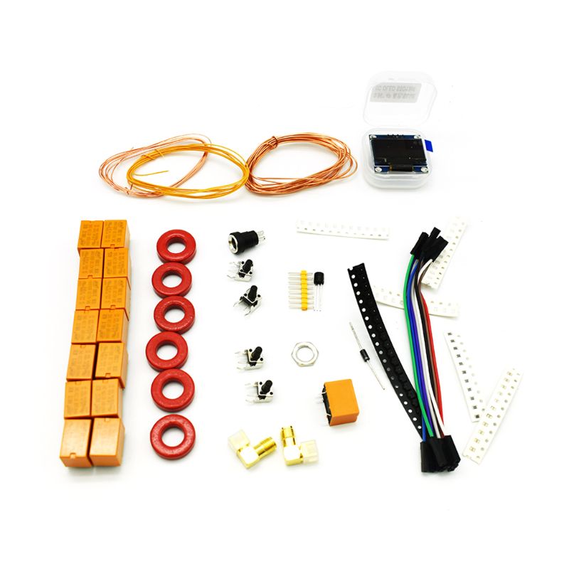 100W OLED ATU100 automatic antenna tuner DIY KITS 1.8-50 MHz 0.96 inch