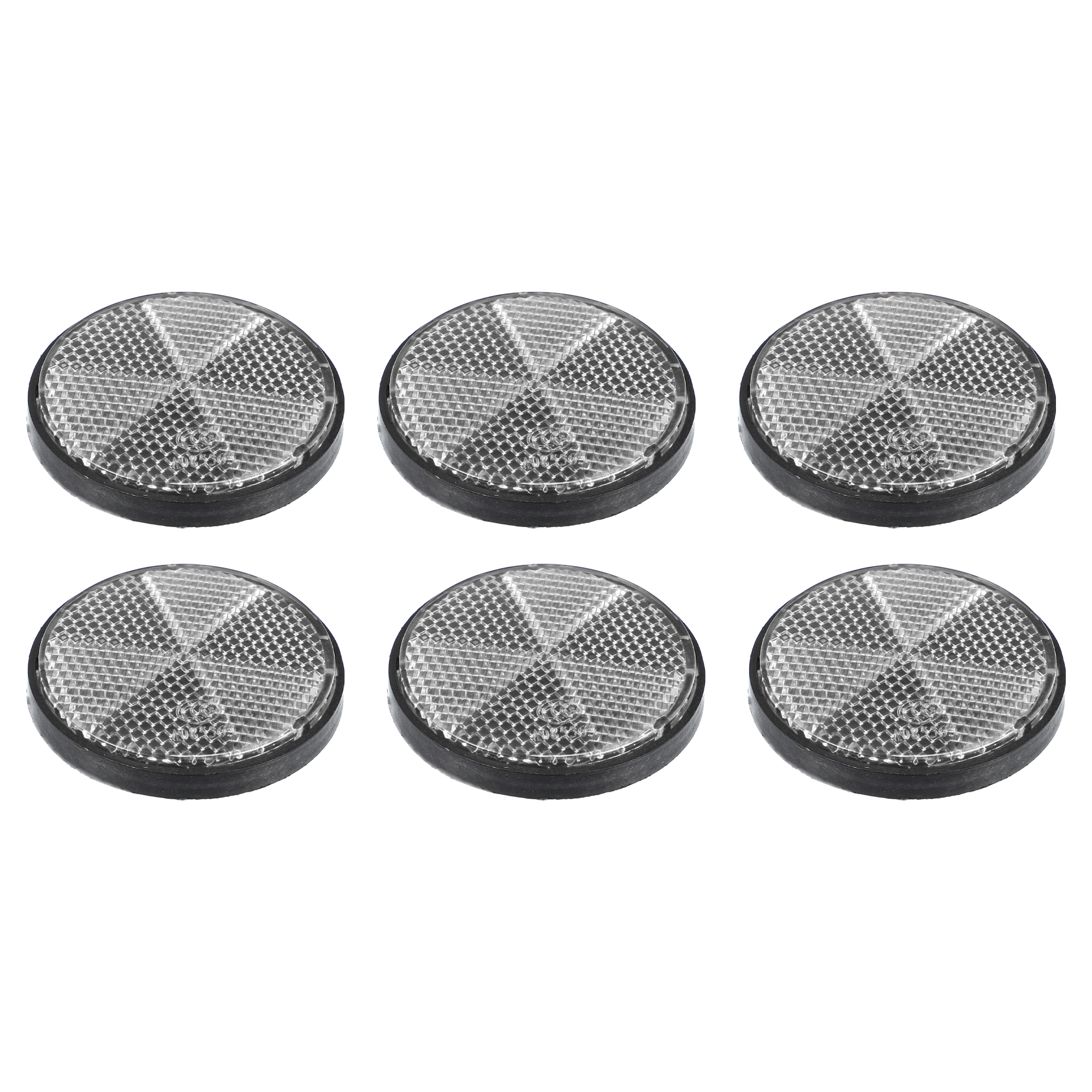 Motoforti 4/6/10 pz M6x1.0 Striscia di Avvertimento Nastro Adesivo Riflettente di Plastica Universale Montaggio A Vite Riflettore Decalcomanie per Moto: Oro