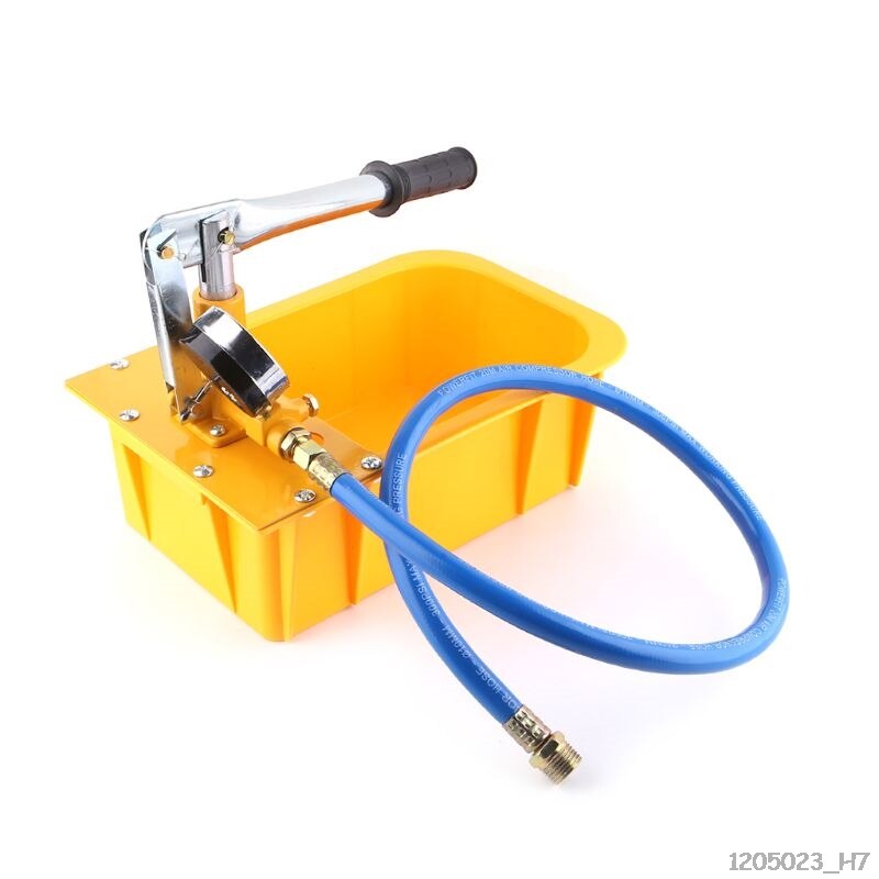 Water Pressure Tester Pump 2.5MPa Pipeline Tester 25KG Manual Hydraulic Tester Pump
