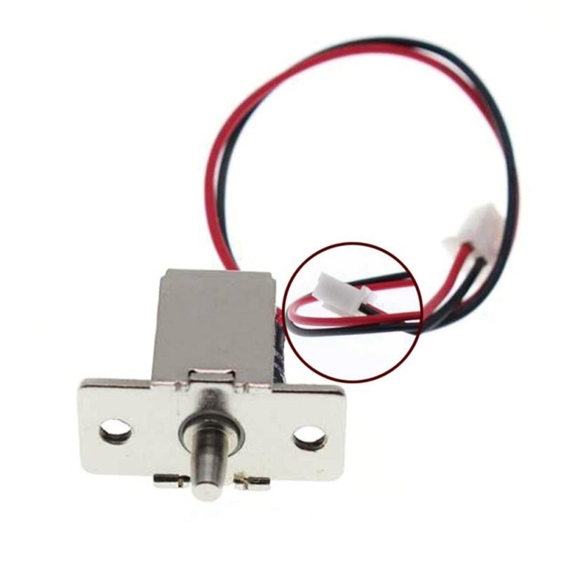 Dc 12V 0.5A Mini Elektrische Magnetische Kabinet Bolt Push-Pull Lock Release Vergadering Solenoid Toegangscontrole