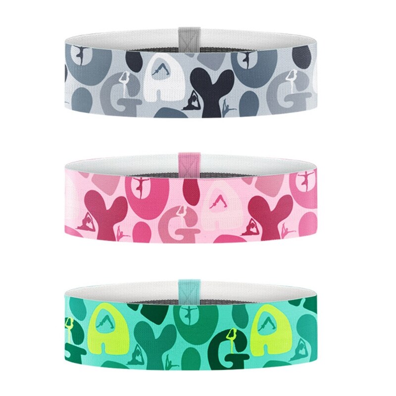 Unisex Hip Circle Loop Resistance Band Belt Workout Exercise Legs Thigh Glute