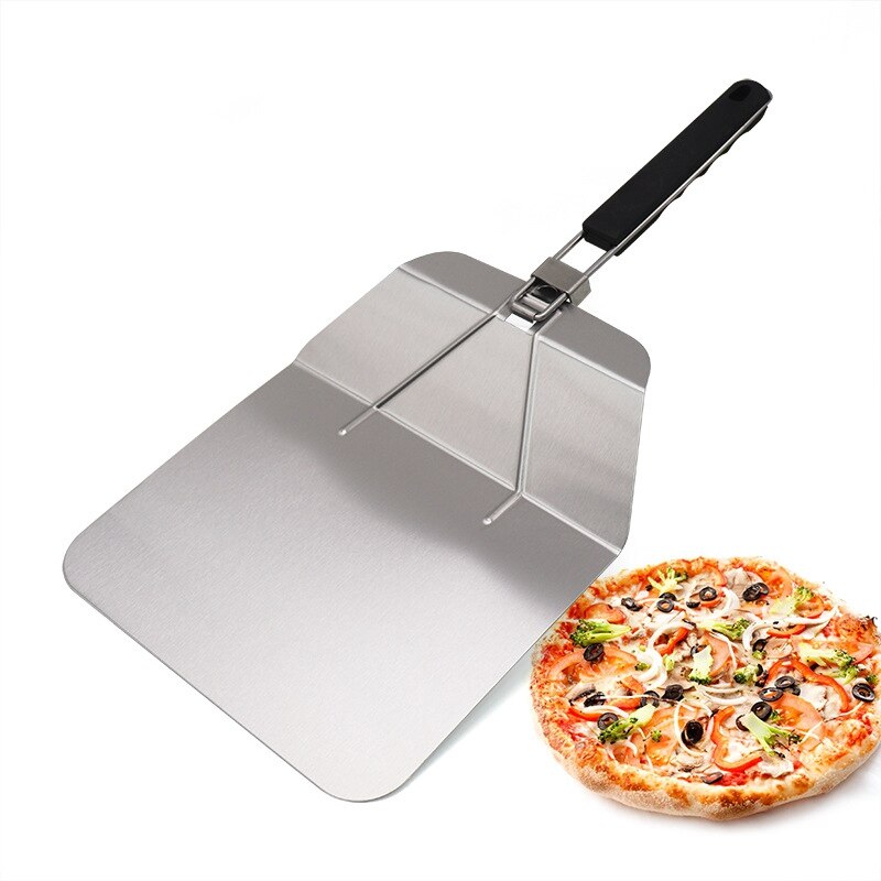 Pizza Crust Extra Large Pizza Paddle Stainless Steel with Folding Handle