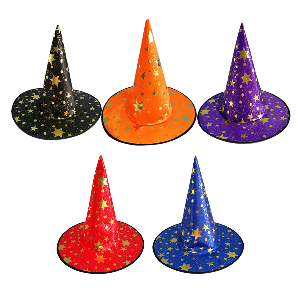 10pcs Witch Hat Wizard Hat Wicked Witch Accessory Dress-up Cosplay Costume Accessory