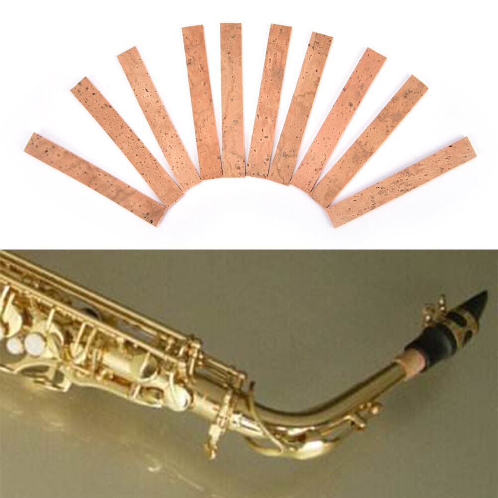 IRIN – Kit de liège pour clarinette, 10 pièces, 81X11X2 Mm, joints pour Saxophone, Instruments de musique, flûte, Kit naturel