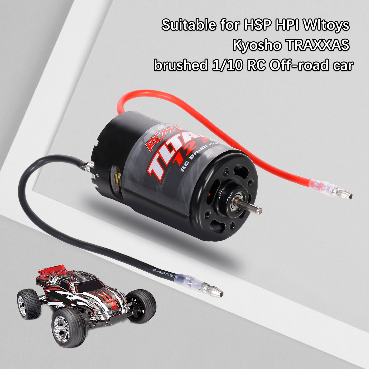 550 12T 21T 29T 35T Brushed Motor for 1/10 RC Off-road Car HSP HPI Wltoys Kyosho TRAXXAS