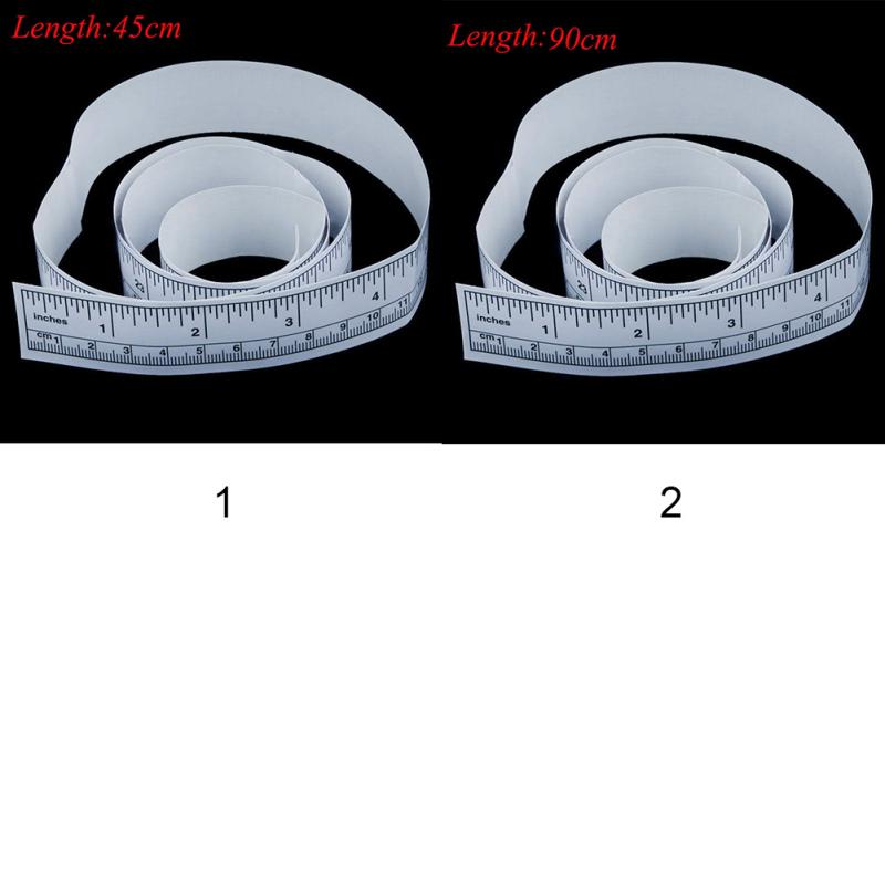 Régua métrica autoadesiva de vinil, ferramenta adesiva para costura, ferramenta régua