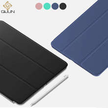 Qijun Voor Ipad 9.7Inch 5th 6th Case Stand Auto Sleep Smart Pc Back Cover Voor Ipad A1822 a1893 Fundas Beschermhoes