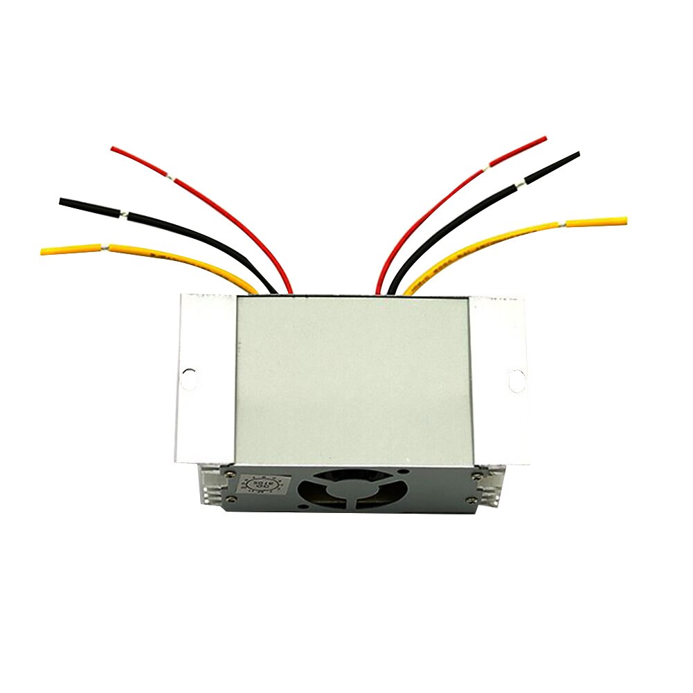 Car Power Converter DC 12V to 24V 15A Truck Buck Down Voltage Power Supply Output Adapter Regulator Auto Protection Accessories: Default Title