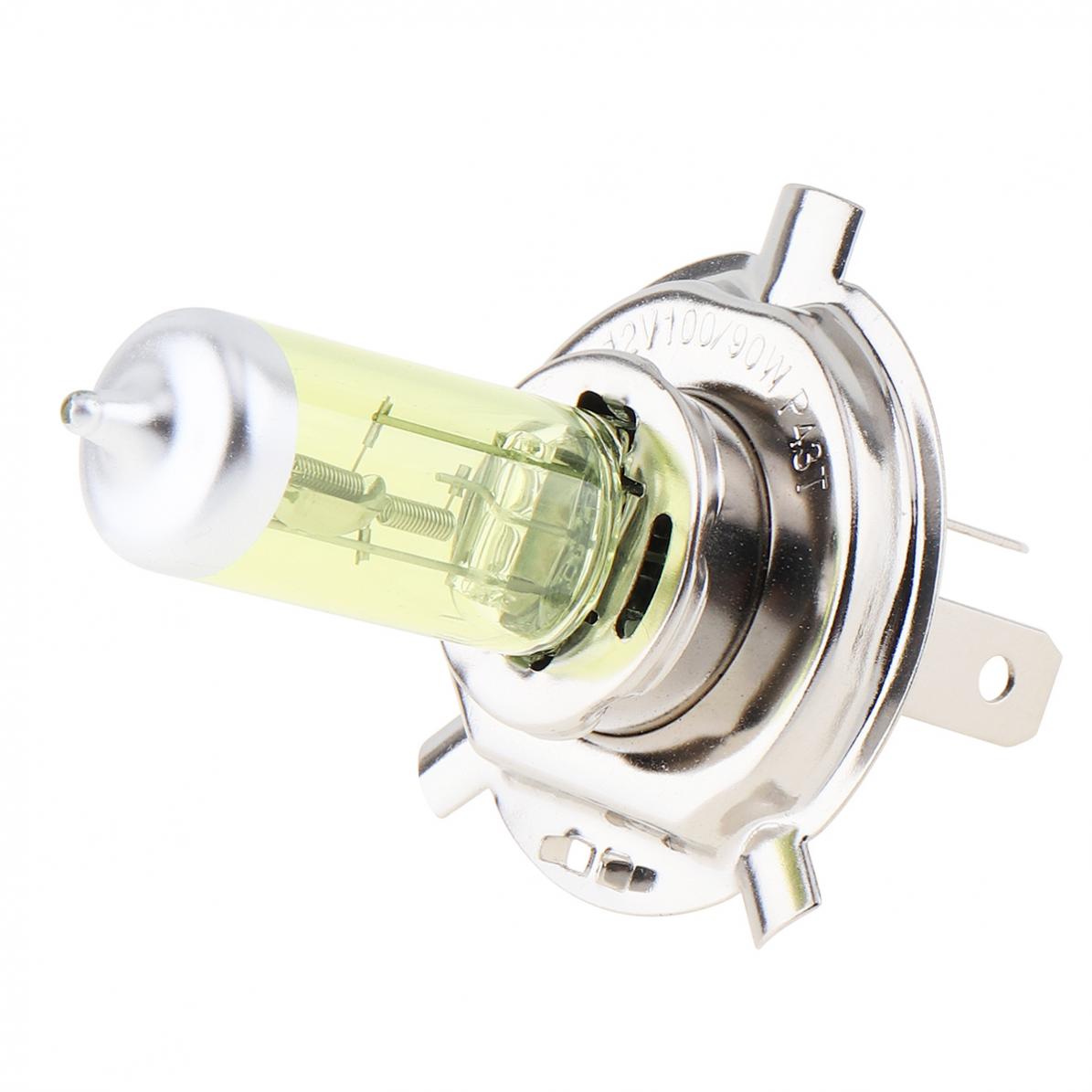 Halogeen Lampen 12V H1 H3 H4 100/55W 2500K Geel Licht Super Heldere Auto Koplamp mist Lamp Auto Lichtbron Parkeerplaats