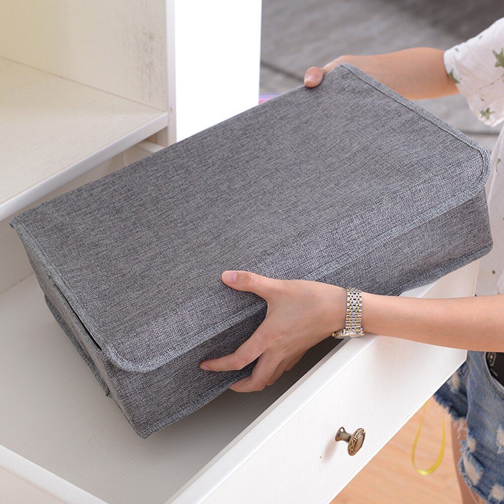 30 Grids Plastic Drawer Organizers Underwear Storage Drawer Organizer Drawer Divider Closet for Bra Socks Clothes Storage Case