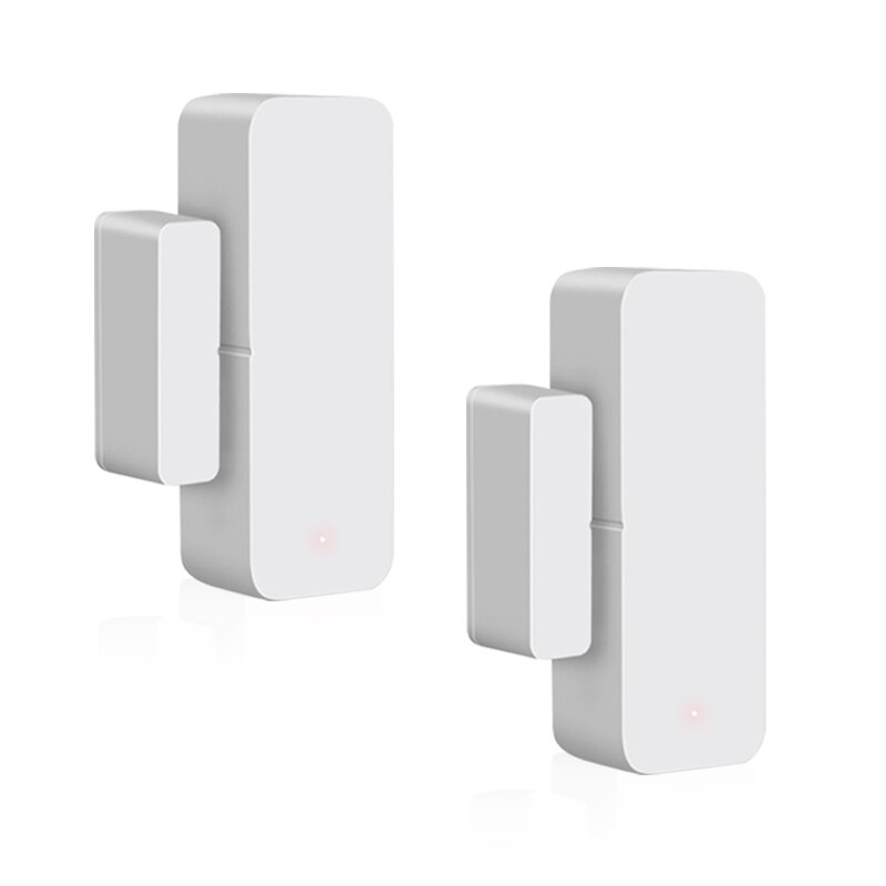 Tuya Smart Life Smart WI-FI Door Window Magnetic Sensor For Alexa / Google Home: 2PCS