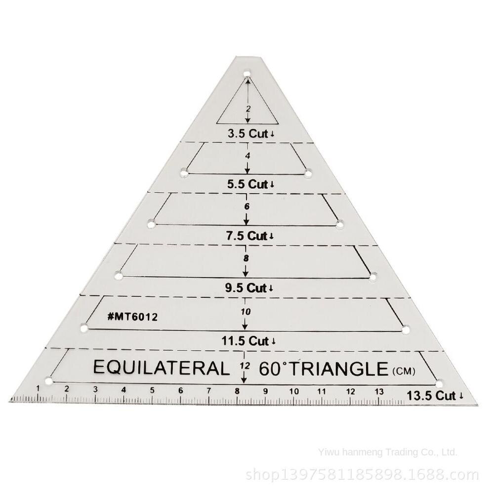 Patchwork Ruler Patchwork Tool Ruler Diamond/Hexag... – Grandado