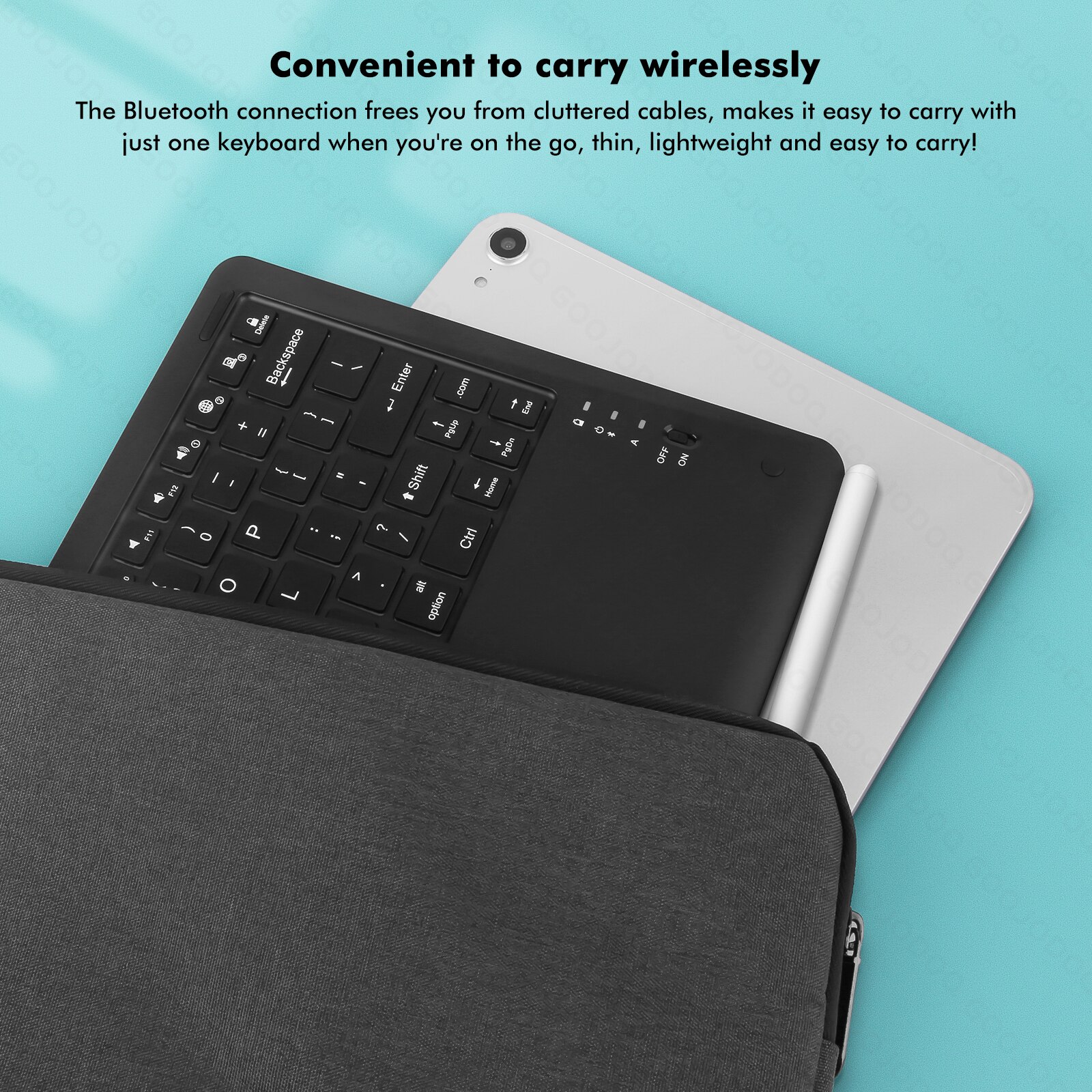 12 "bezprzewodowa klawiatura do ipada Bluetooth Pro 2020 11 12.9 Teclado Bluetooth do ipada smartfony Android ios Windows