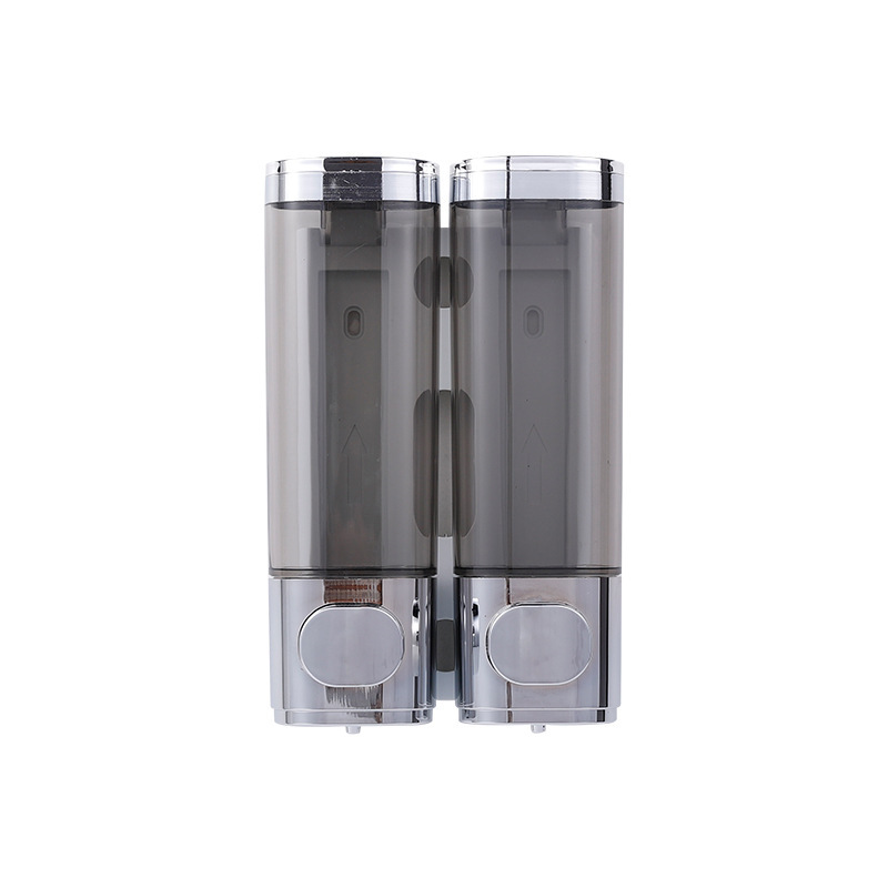 Shampoo Soap Dispenser Liquid Soap Box Wall-Mounted Chamber Bathroom Lotion Shampoo Box Shower Container for Bathroom: Blue