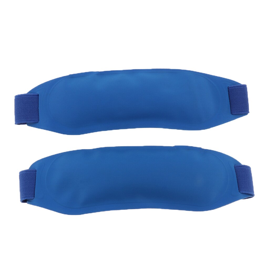 Sac à glace en PVC + Gel, pochette réutilisable pour glace froide pour la tête, le dos, le cou, les épaules, la taille, les jambes, les genoux, 2 pièces