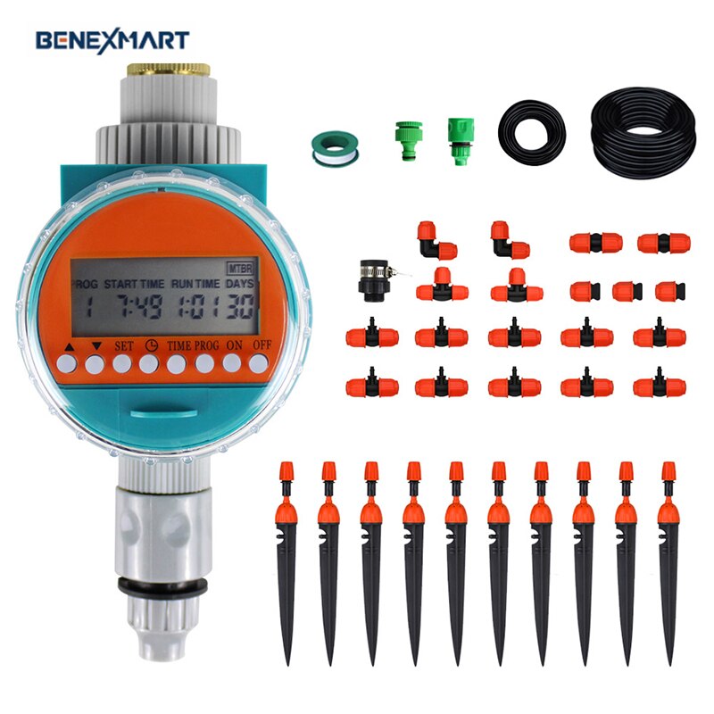 Garden Automatic Water Timer Energy Saving Woterproof Rain Sensor With Battery Watering Irrigation Timer Controller