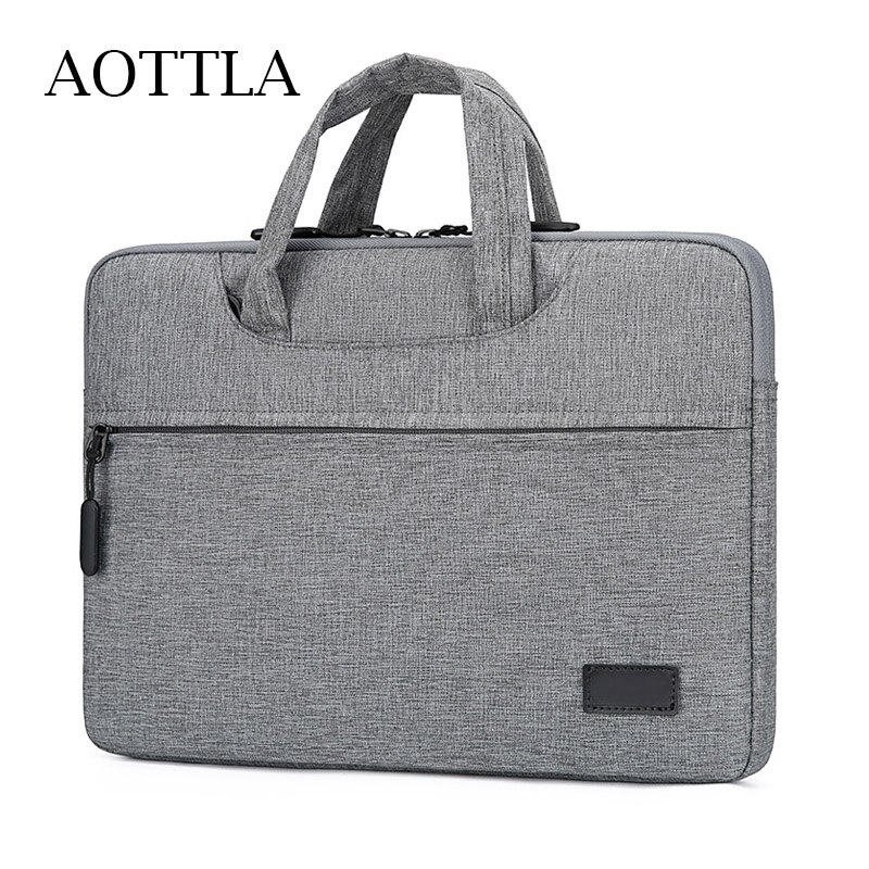 AOTTLA Handbag 16 Inch Laptop Bag Large Capacity Men's Briefcase Classic Solid Color Women's Shoulder Bag Leisure Crossbody Bags