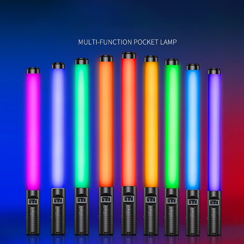 Handheld Fill Light RGB LED Fill Light Ice Light Photography Light Portrait Outside Shooting Video Built-In Battery Photography